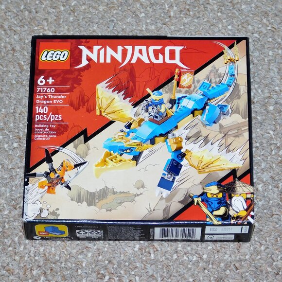 2022 LEGO Ninjago Jay's Thunder Dragon EVO MIB Brand New # 71760 - Picture 1 of 7